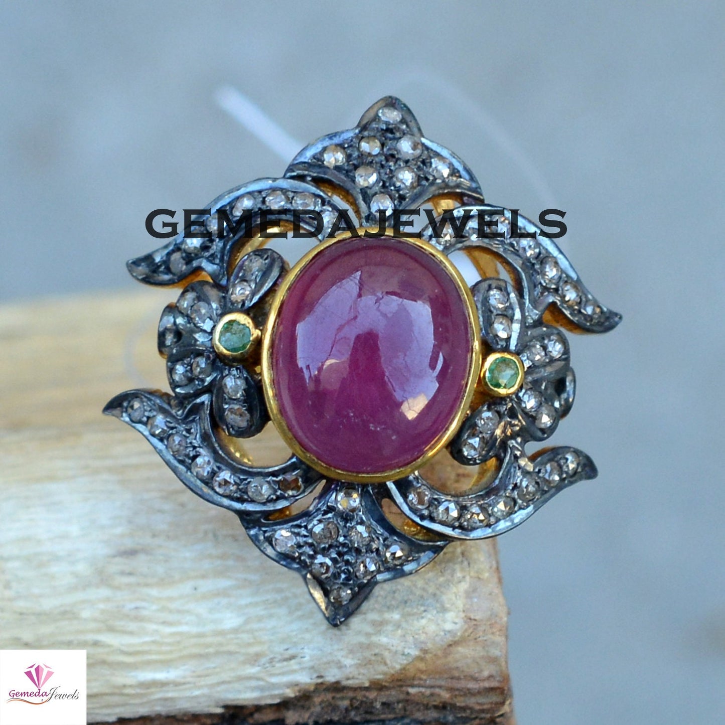 Ruby Diamond Jewelry, Gemstone Diamond Ring, 925 Silver Jewelry, Gold Filled Ring Jewelry, Pave Diamond Ring, Gemstone Silver Jewelry, Gifts