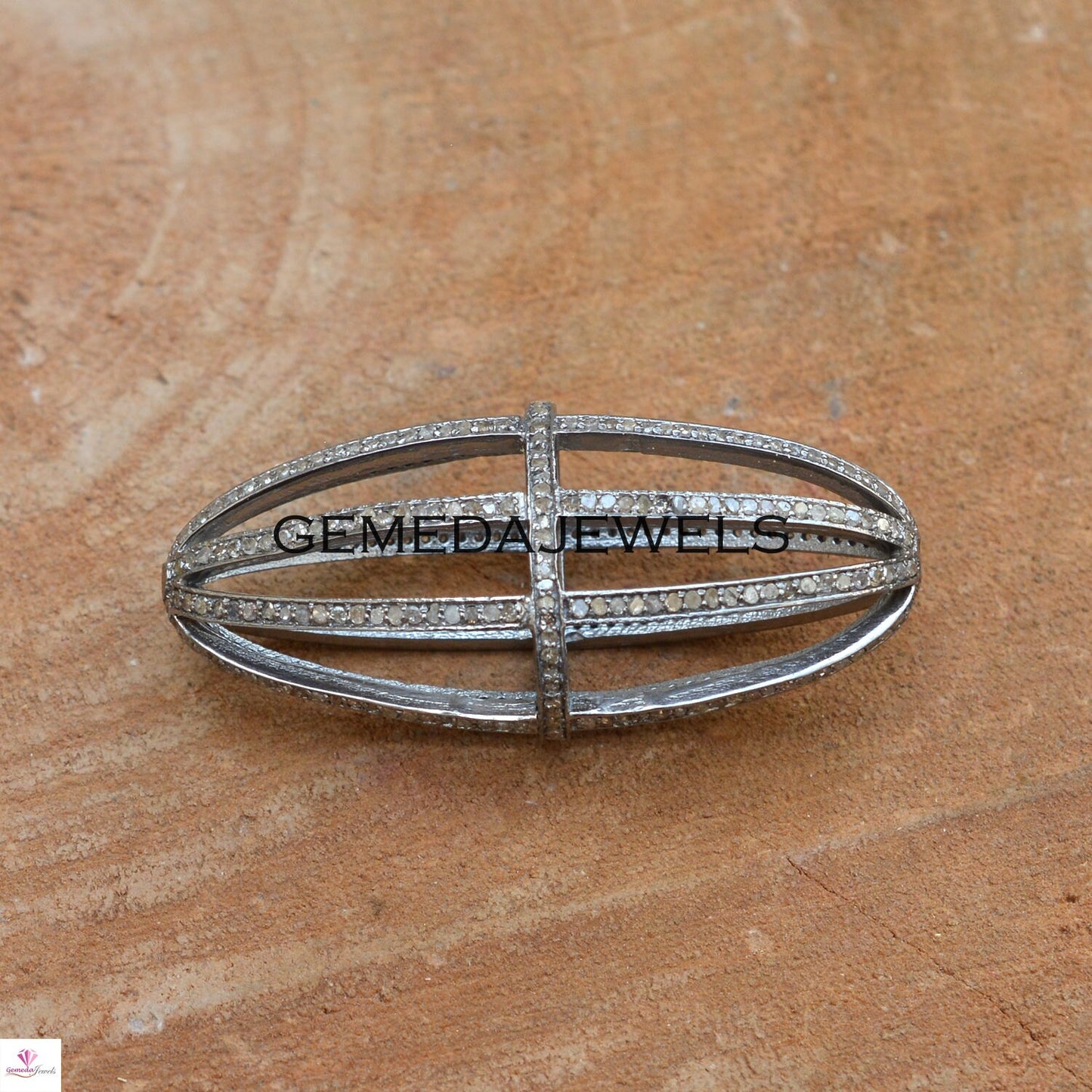 Sale!! Pave Diamond Beads, Diamond Silver Long Beads, Sterling Silver Jewelry, Finding Jewelry, Jewelry Accessories, Jewelry Making, Gifts