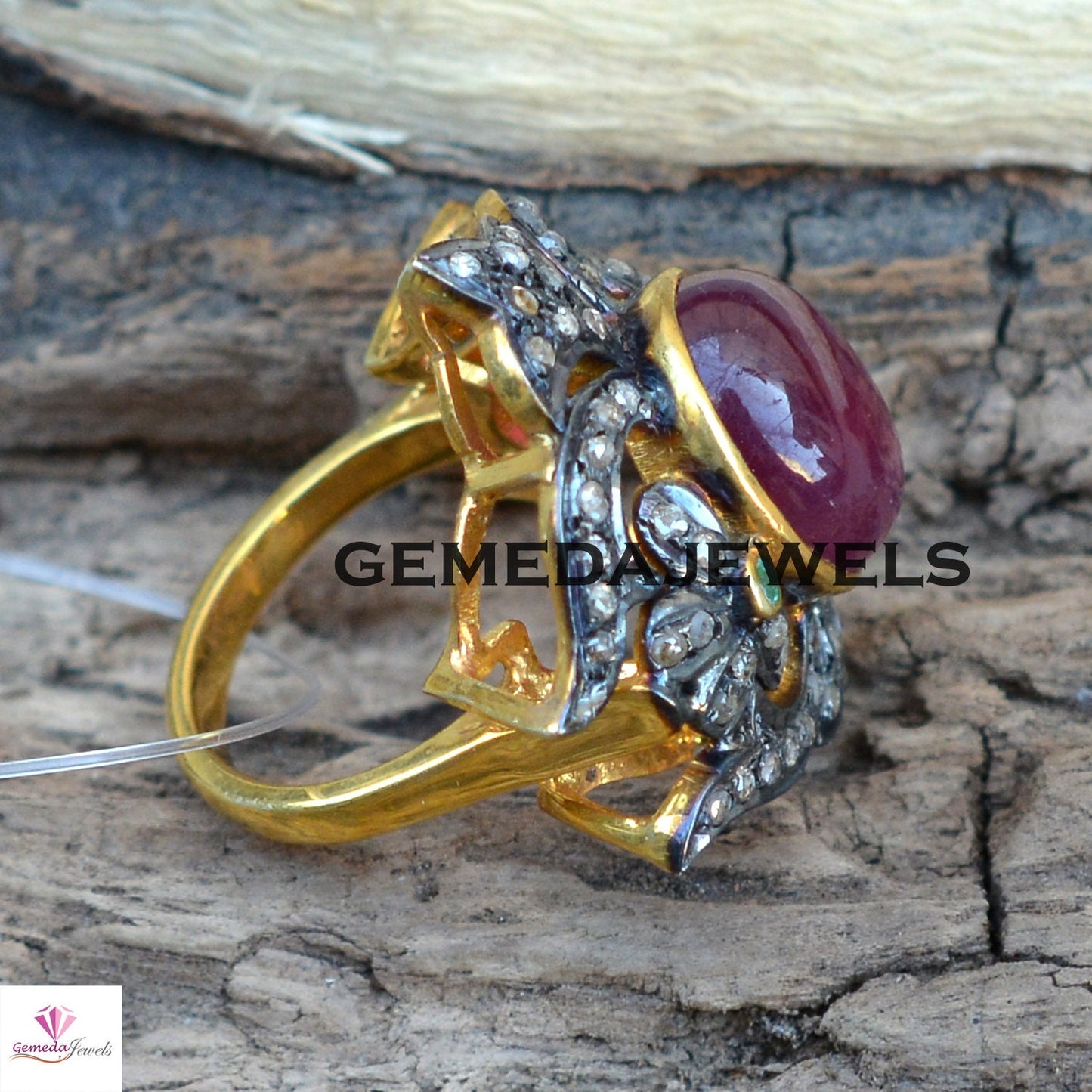 Ruby Diamond Jewelry, Gemstone Diamond Ring, 925 Silver Jewelry, Gold Filled Ring Jewelry, Pave Diamond Ring, Gemstone Silver Jewelry, Gifts