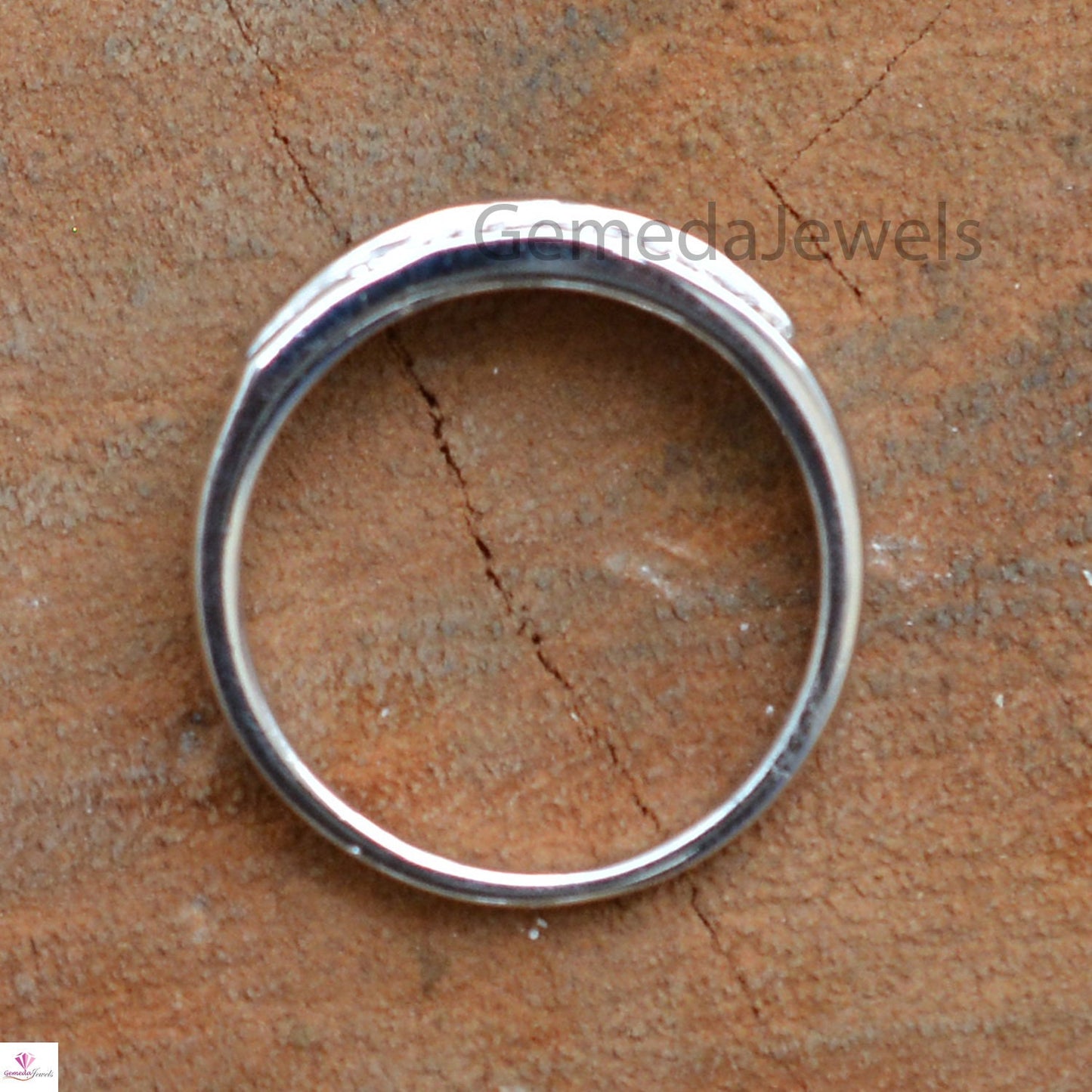 925 Sterling Silver Jewelry, Genuine Multi Sapphire Ring, Pave Diamond Band Ring, Stacking Ring, Gemstone Silver Jewelry, Valentine Day Gift