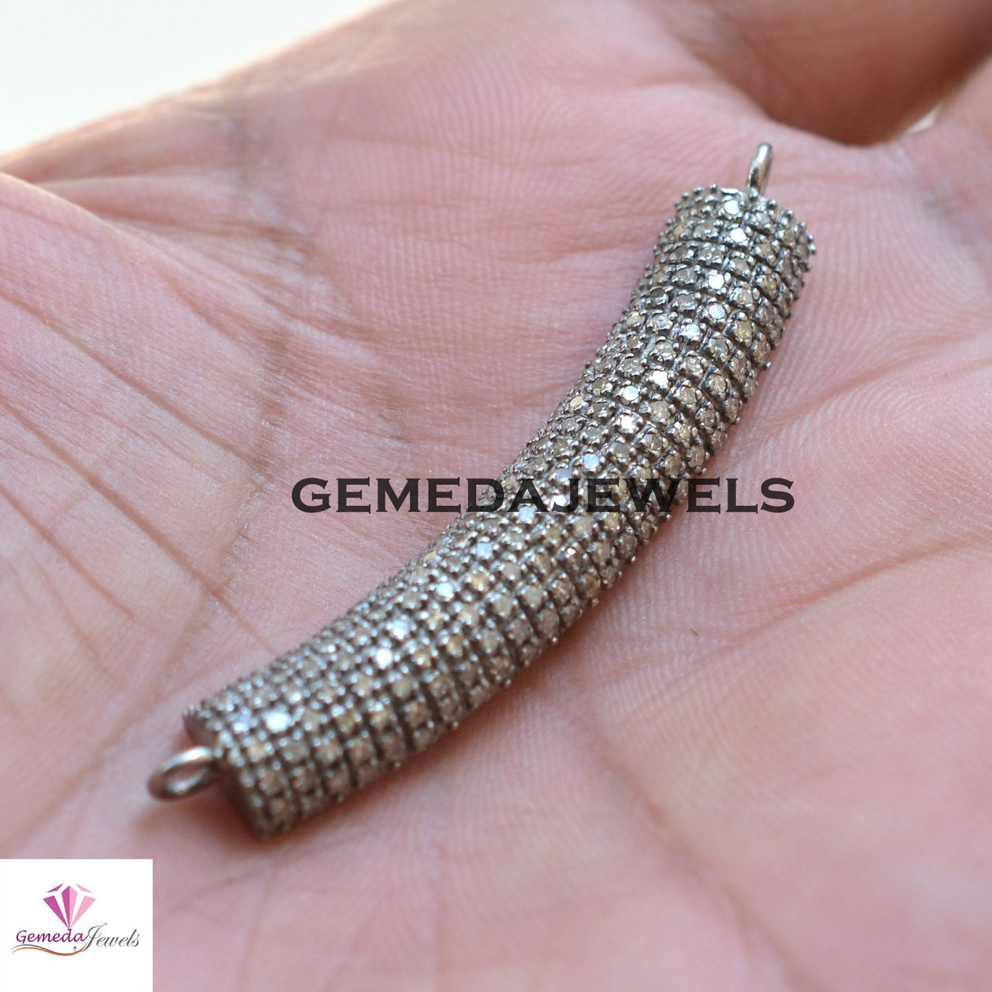 Pave Diamond Finding Jewelry, 925 Sterling Silver Finding, Bracelet Finding Jewelry, Necklace Finding Jewelry, Jewelry Accessories, Gifts