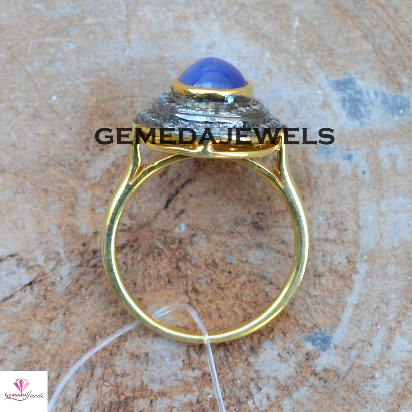 Sale!! Tanzanite Silver Ring, Gemstone Silver Jewelry, Gold Filled Jewelry, 925 Sterling Silver Ring, Pave Diamond Ring, Valentine's Gifts