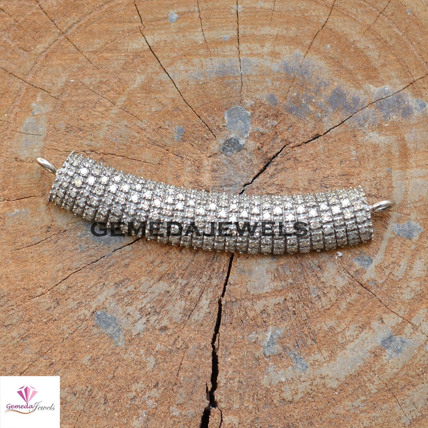 Pave Diamond Finding Jewelry, 925 Sterling Silver Finding, Bracelet Finding Jewelry, Necklace Finding Jewelry, Jewelry Accessories, Gifts