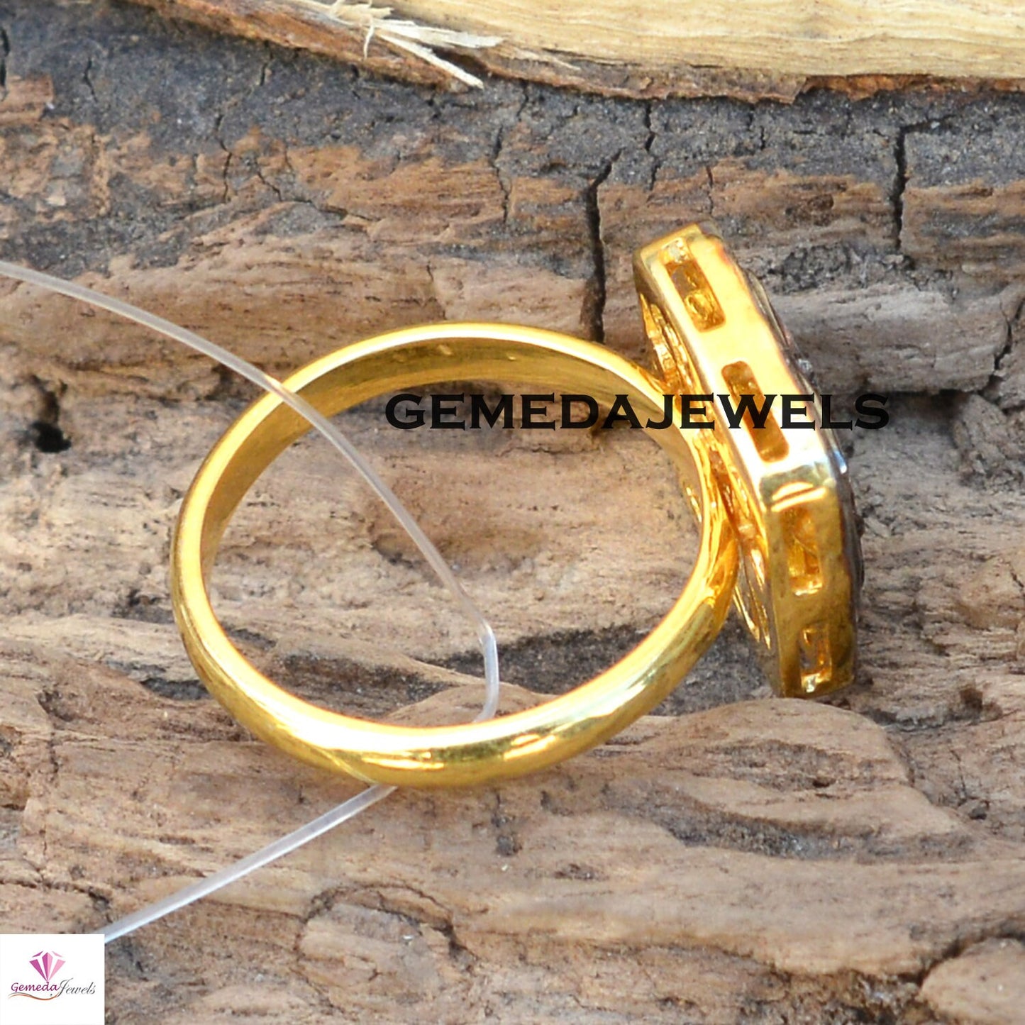 Dazzling Victorian Polki Ring, Diamond Silver Ring, Polki Diamond Ring, 925 Sterling Silver Jewelry, 14k Gold Plated Jewelry, Wedding Gifts