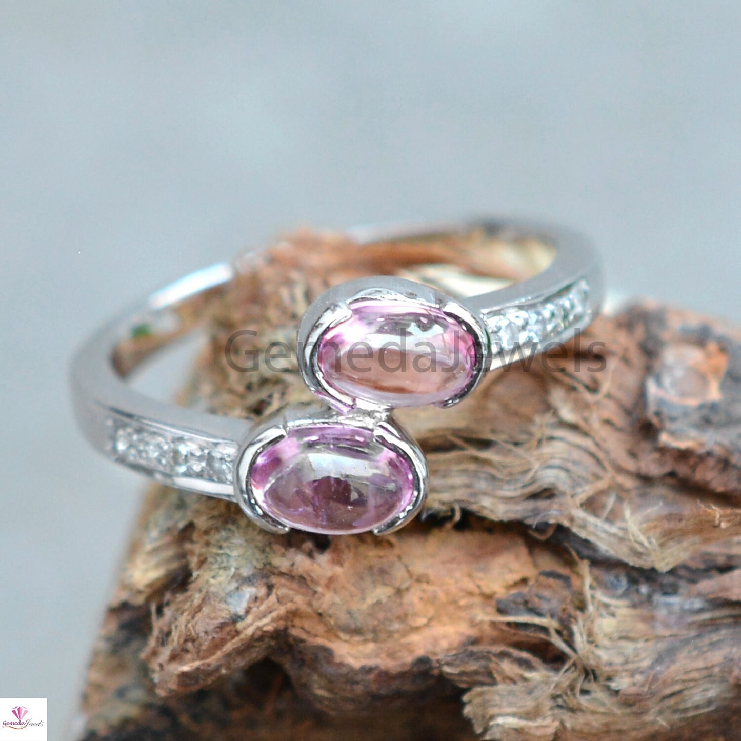 Sale!! Tourmaline Gemstone Ring, Pave Diamond Ring Jewelry, Sterling Silver Jewelry, Handmade Silver Jewelry, Pave Diamond Jewelry, Gifts