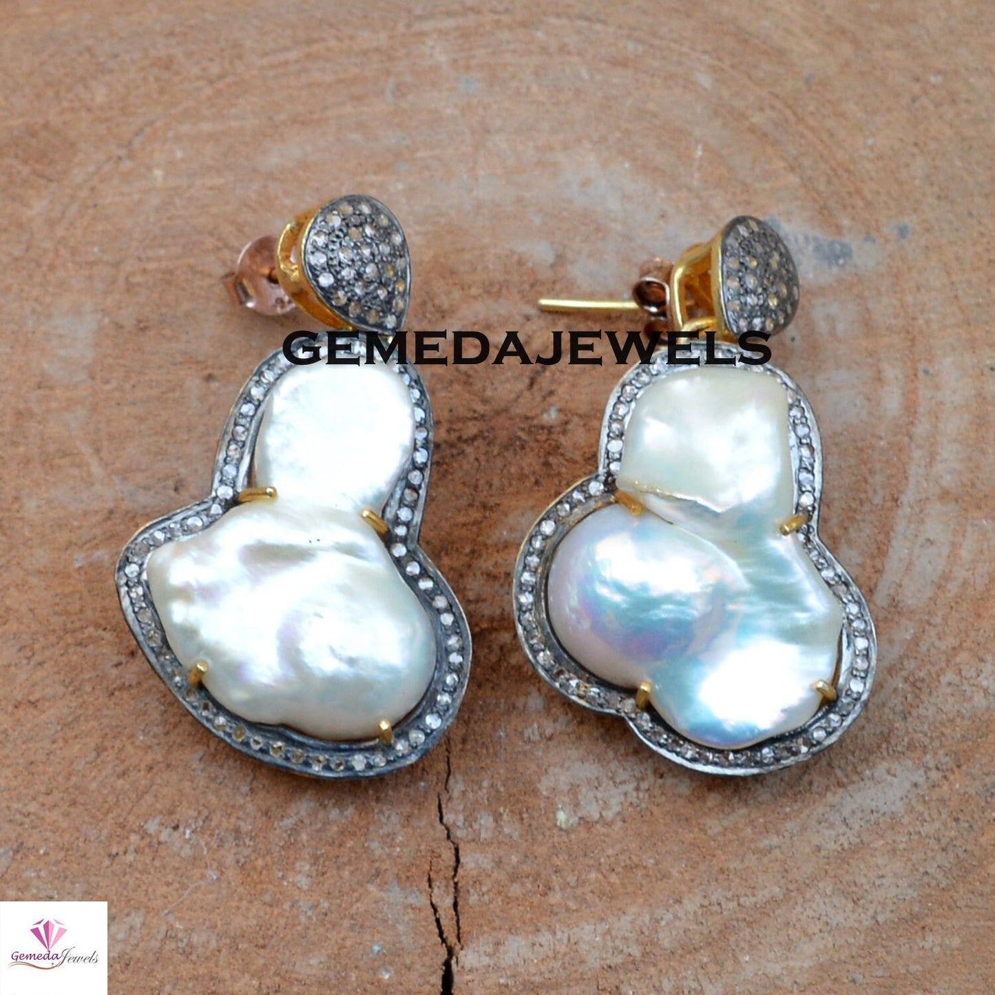 Mother Of Pearl Jewelry, Pave Diamond Jewelry, Mother Of Pearl Ring, Pearl Earrings, 925 Silver Jewelry, Necklace Earrings Ring Jewelry Set