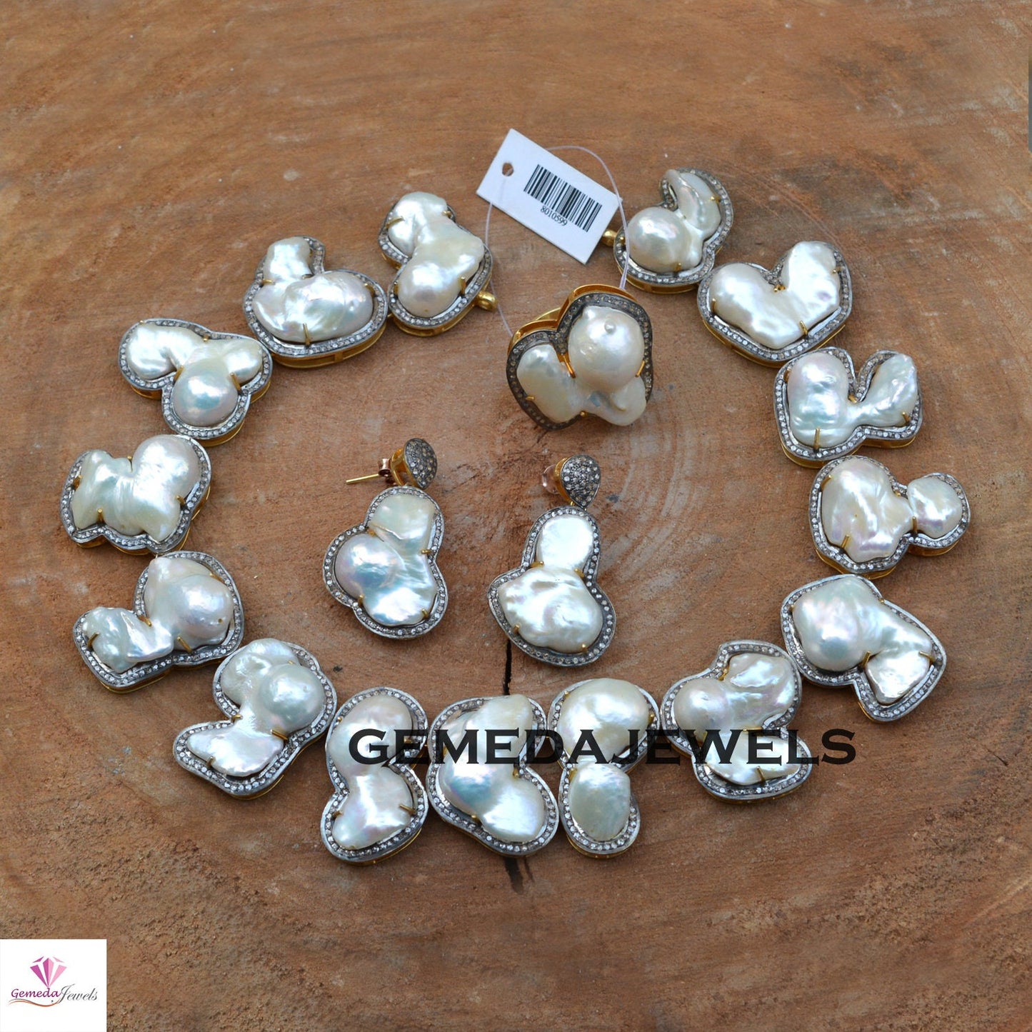 Mother Of Pearl Jewelry, Pave Diamond Jewelry, Mother Of Pearl Ring, Pearl Earrings, 925 Silver Jewelry, Necklace Earrings Ring Jewelry Set