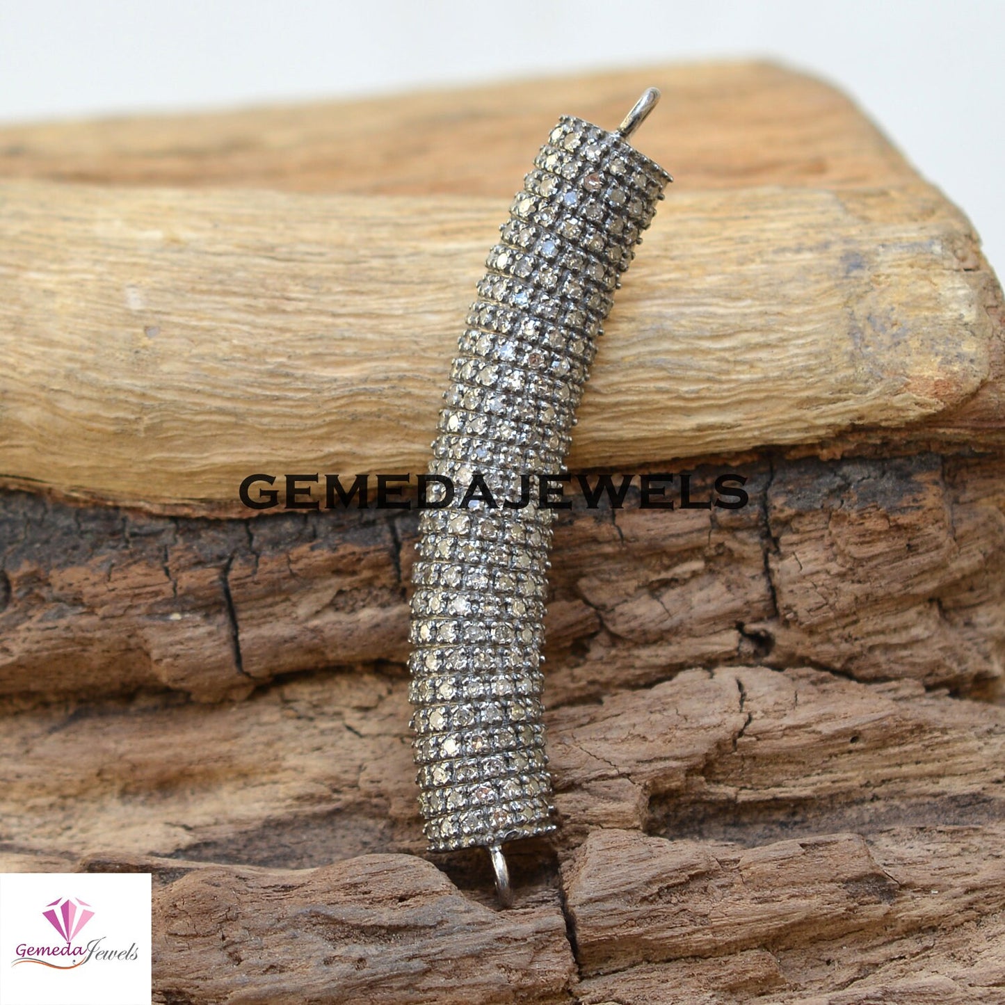 Pave Diamond Finding Jewelry, 925 Sterling Silver Finding, Bracelet Finding Jewelry, Necklace Finding Jewelry, Jewelry Accessories, Gifts