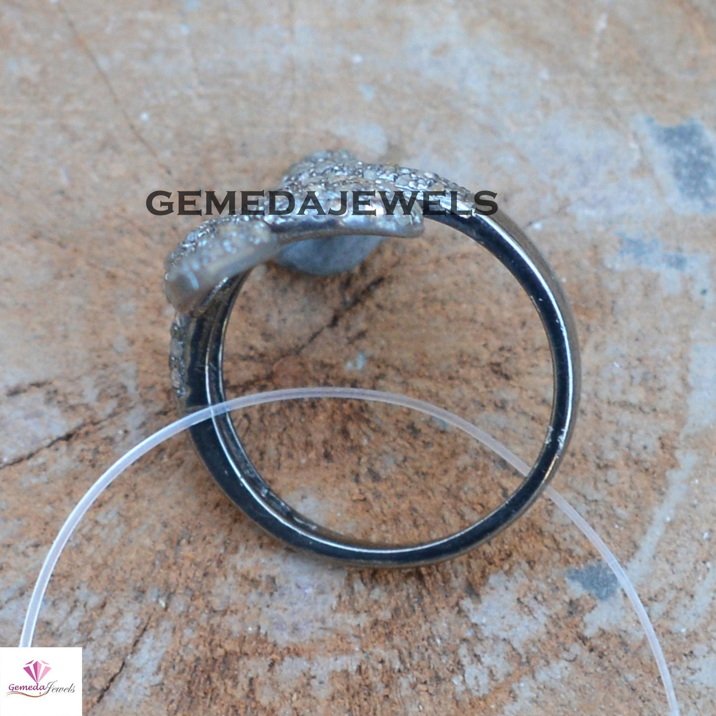 Pave Diamond Snake Ring, Sterling Silver Ring, Diamond Silver Jewelry, Silver Snake Ring, Snake Diamond Ring, Micro Pave Snake Ring, Gifts