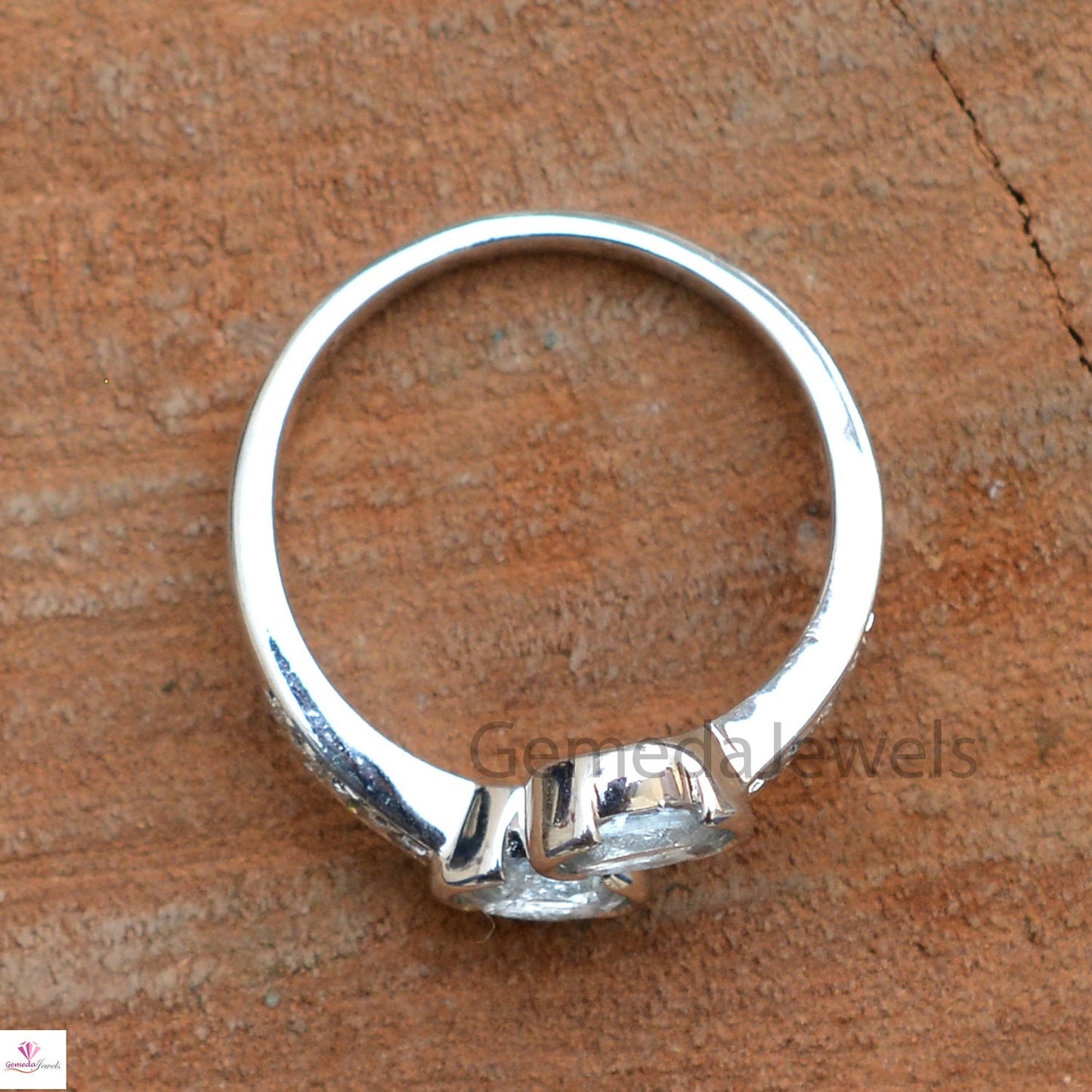 Sale!! Blue Topaz Ring, Pave Diamond Silver Ring, December Birthstone Ring, Sterling Silver Jewelry, Gemstone Diamond Ring, Statement Ring